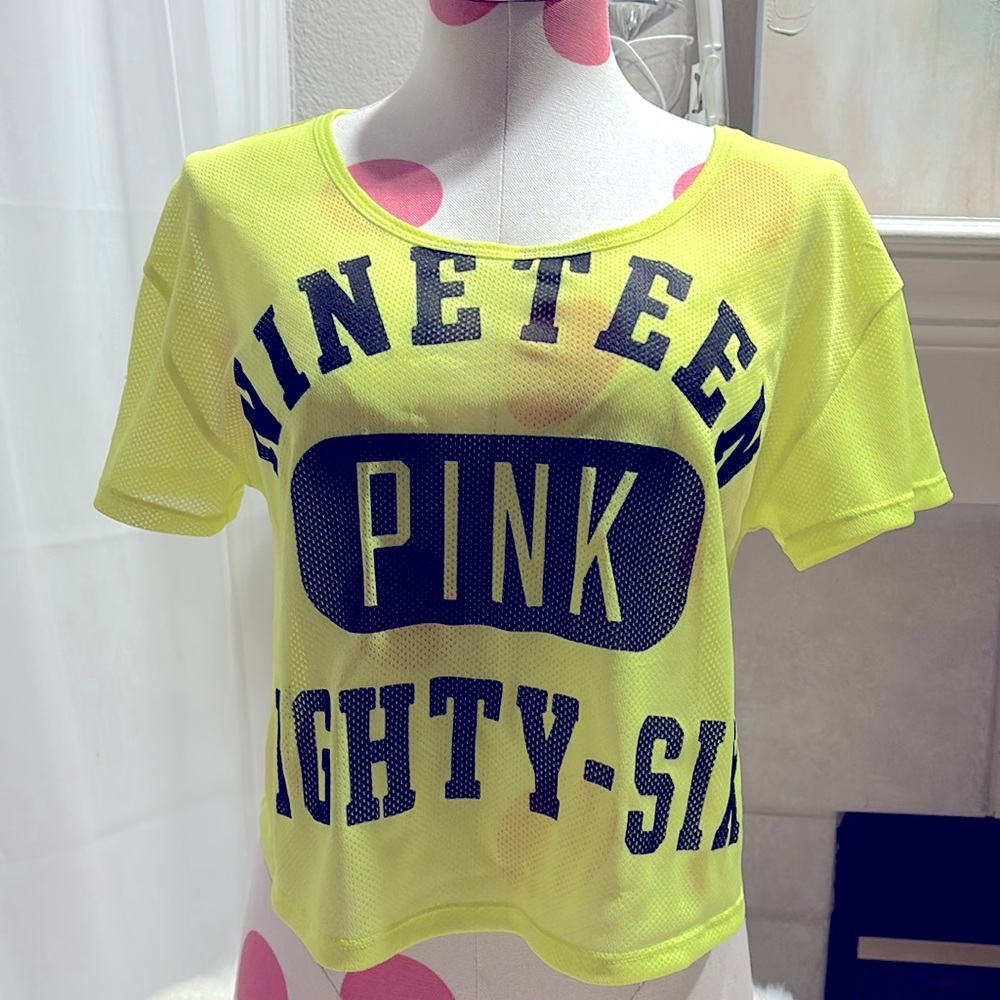 Victoria’s Secret PINK Jersey Crop Top Like New Excellent Condition